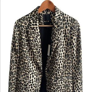 MAISON CINQCENT 500: NWT Leopard print blazer